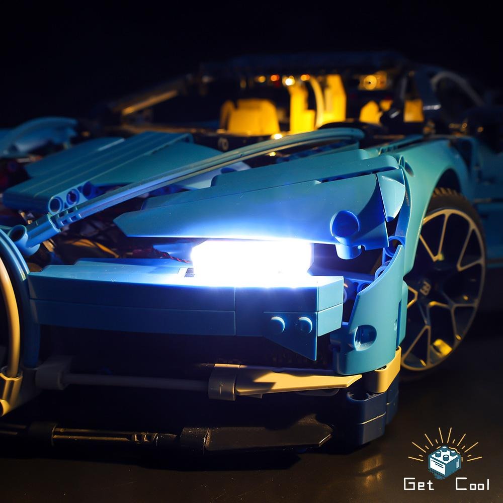 [給酷創意] 42083 Bugatti Chiron LED燈光套件-細節圖6