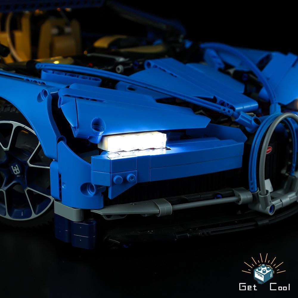 [給酷創意] 42083 Bugatti Chiron LED燈光套件-細節圖7