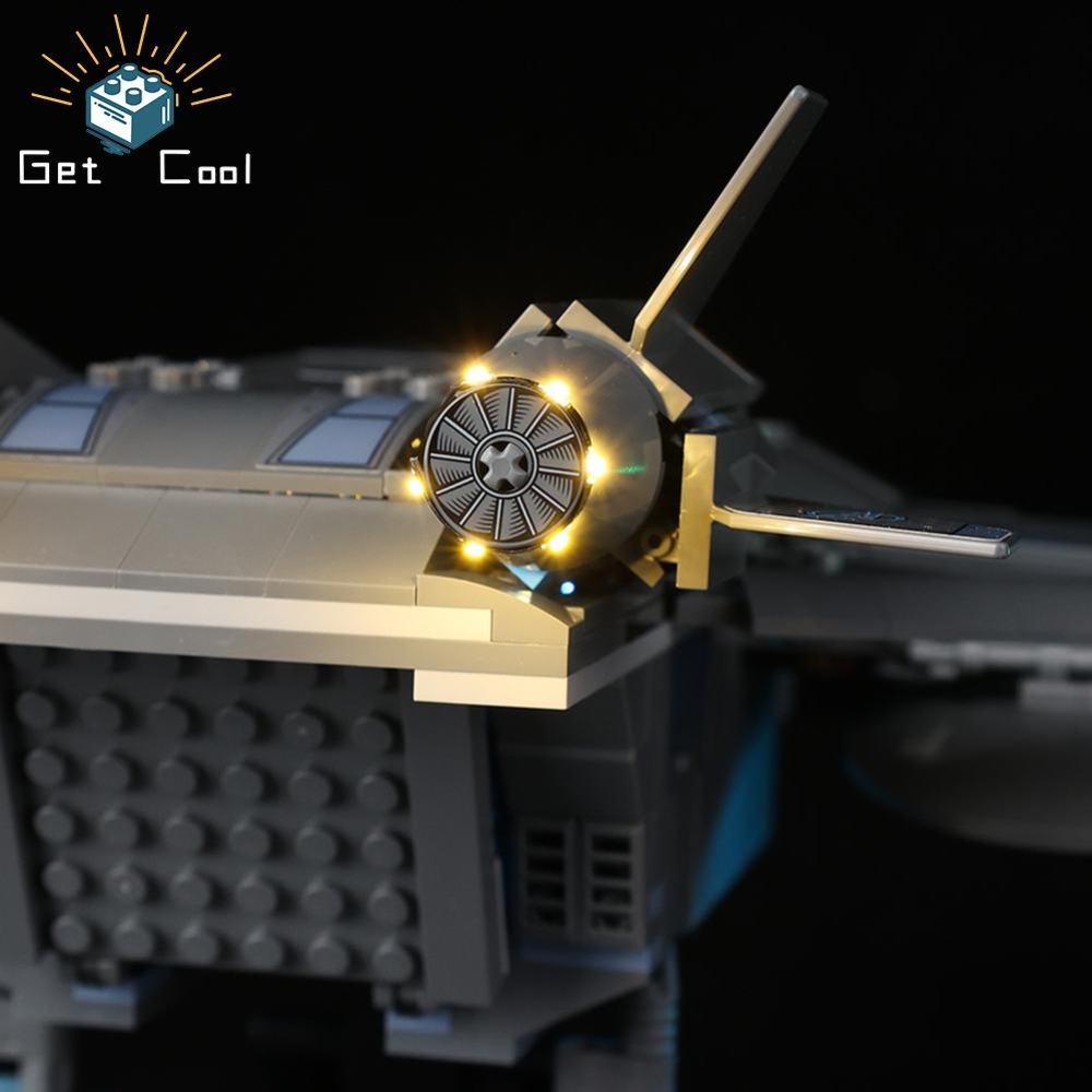 [給酷創意] 76248 復仇者聯盟 昆式戰機 LED燈光套件 LIGHT KIT-細節圖7