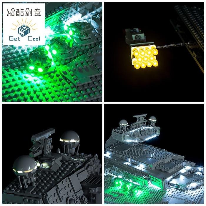 [給酷創意] 75252 帝國滅星者戰艦 滅星艦 UCS LED燈光套件-細節圖8