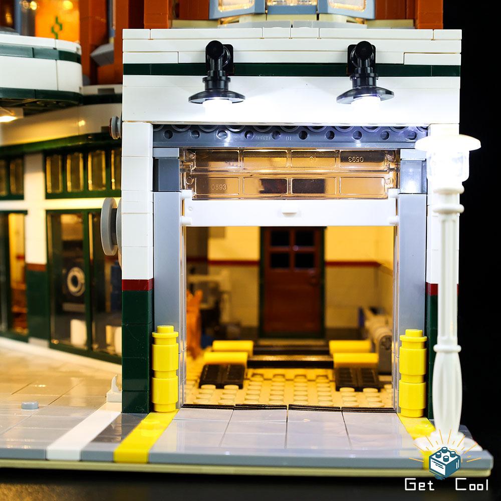 [給酷創意] 10264 轉角車庫 LED燈光套件-細節圖3