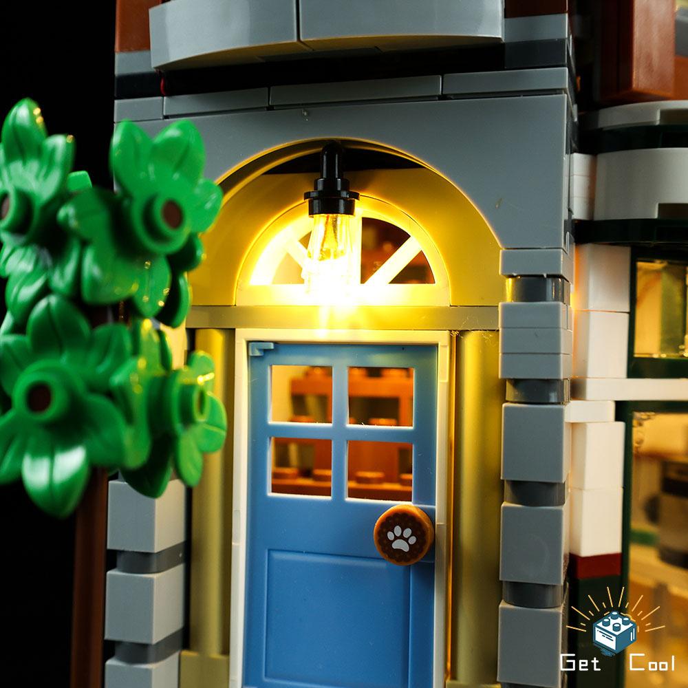 [給酷創意] 10264 轉角車庫 LED燈光套件-細節圖4