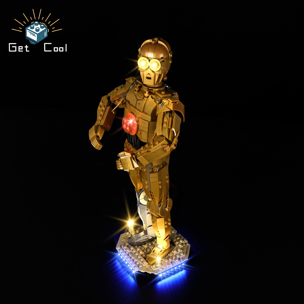 [給酷創意] 75398 C-3PO LED燈光套件-細節圖4