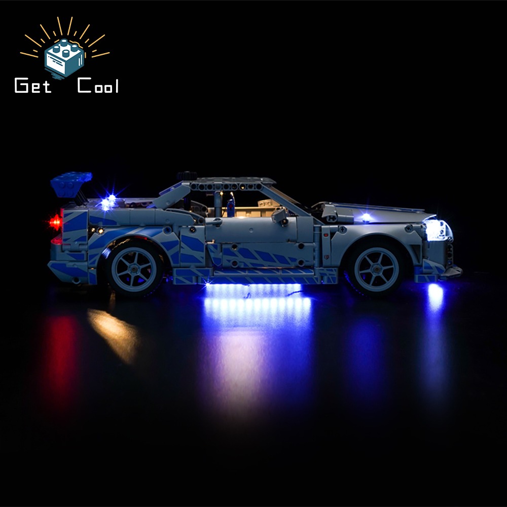 [給酷創意] 42210 2 Fast 2 Furious Nissan Skyline GT-R  LED燈光套件-細節圖3