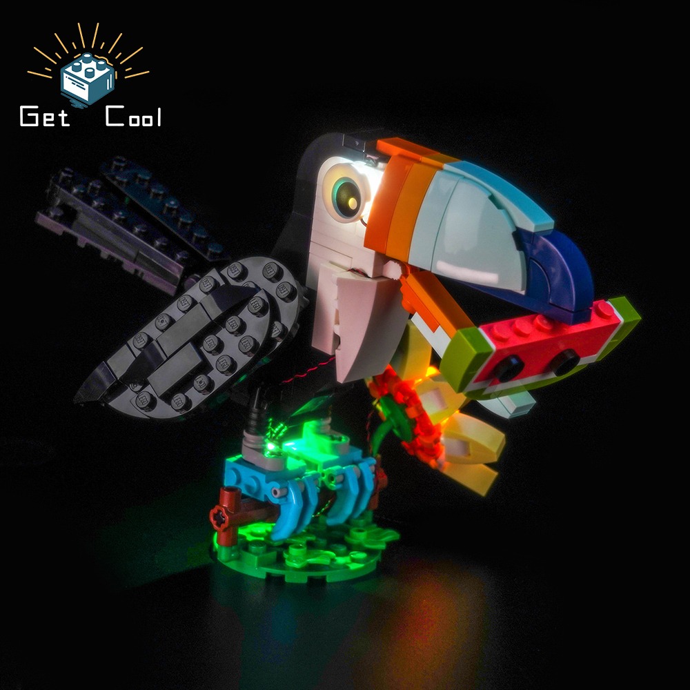 [給酷創意] 31173 熱帶巨嘴鳥 Tropical Toucan LED燈光套件-細節圖2