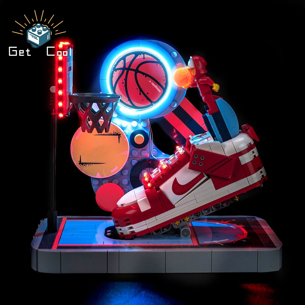 [給酷創意] 43021 Nike Dunk Trickshot LED燈光套件-細節圖2