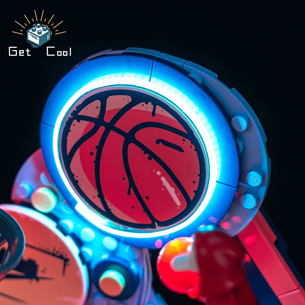 [給酷創意] 43021 Nike Dunk Trickshot LED燈光套件-細節圖5