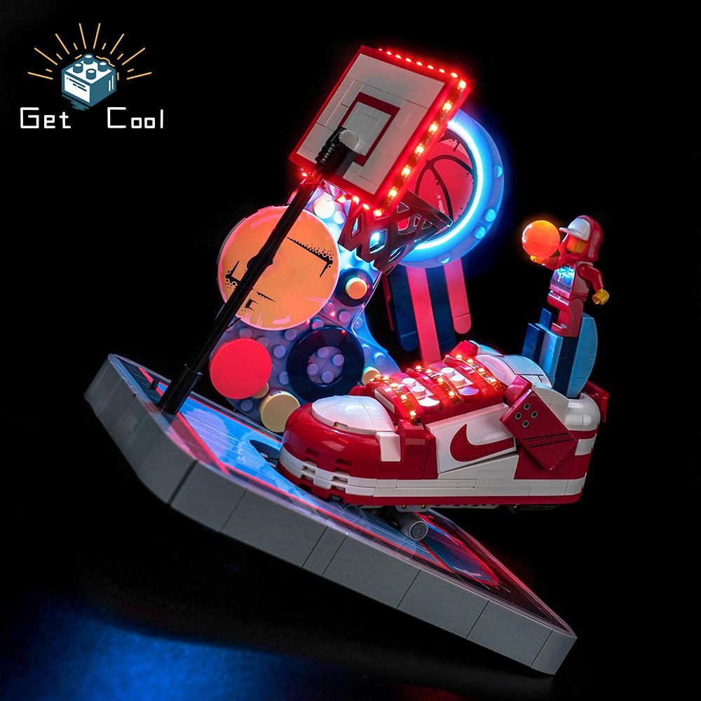 [給酷創意] 43021 Nike Dunk Trickshot LED燈光套件-細節圖6