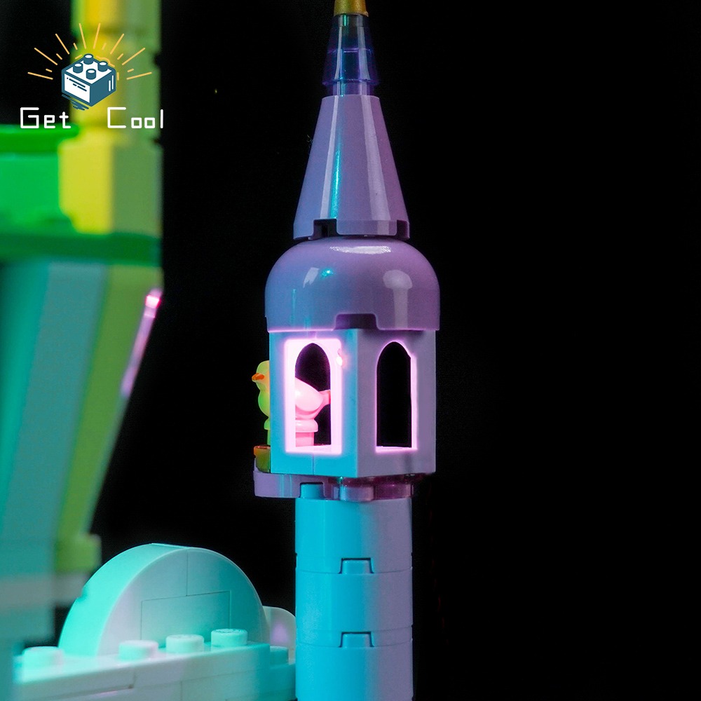 [給酷創意] 31175 獨角獸城堡 Unicorn Castle LED燈光套件-細節圖6