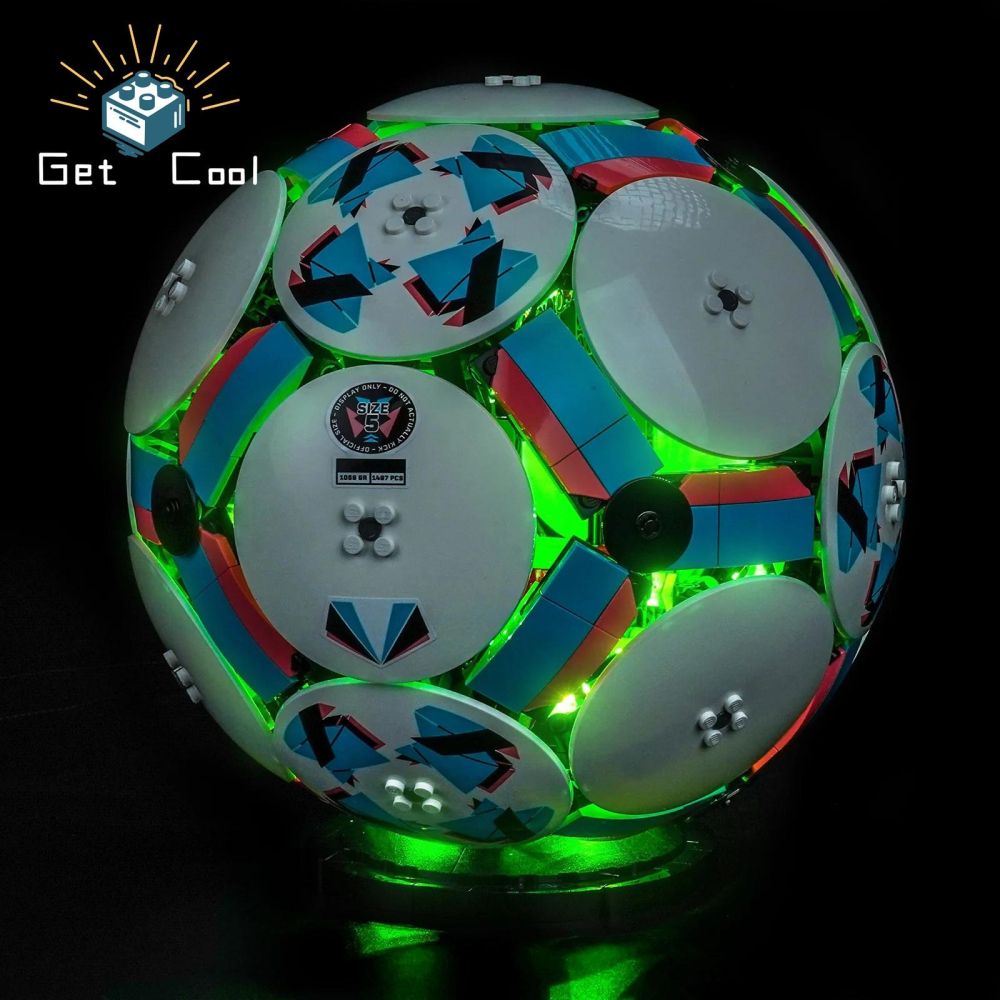[給酷創意] 43019 足球 Editions Soccer Ball LED燈光套件-細節圖3