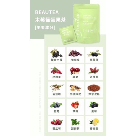 🎁《滿額禮&折價卷》 ✨BeauTea 抖音爆紅果乾水｜限量木莓葡萄🍇｜蜜桃蘋果🍑｜黑醋栗莓果🫐-細節圖5