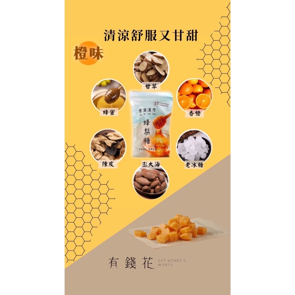 護嗓救星一粒搞定｜漢方草本蜂梨糖🐝-細節圖5