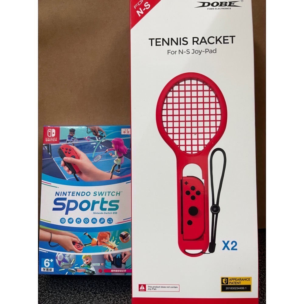 檸檬選品*Switch遊戲(全新)Sports及綁帶 可加購網球拍-細節圖3