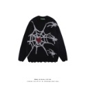 𝟒𝟐 𝐒𝐇𝐎𝐏 𝐬𝐭𝐮𝐝𝐢𝐨 | 高街美式復古破洞設計蜘蛛網毛衣🕸️🕷️-規格圖11