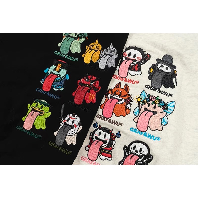 𝟒𝟐 𝐒𝐇𝐎𝐏 𝐬𝐭𝐮𝐝𝐢𝐨 | GRAF原創品牌BooGhost可爱鬼2.0街頭寬鬆連帽衛衣-細節圖2