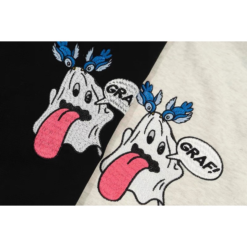 𝟒𝟐 𝐒𝐇𝐎𝐏 𝐬𝐭𝐮𝐝𝐢𝐨 | GRAF原創品牌BooGhost可爱鬼2.0街頭寬鬆連帽衛衣-細節圖3