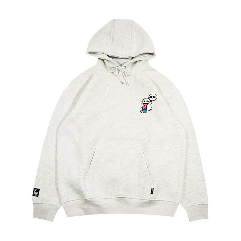 𝟒𝟐 𝐒𝐇𝐎𝐏 𝐬𝐭𝐮𝐝𝐢𝐨 | GRAF原創品牌BooGhost可爱鬼2.0街頭寬鬆連帽衛衣-細節圖6