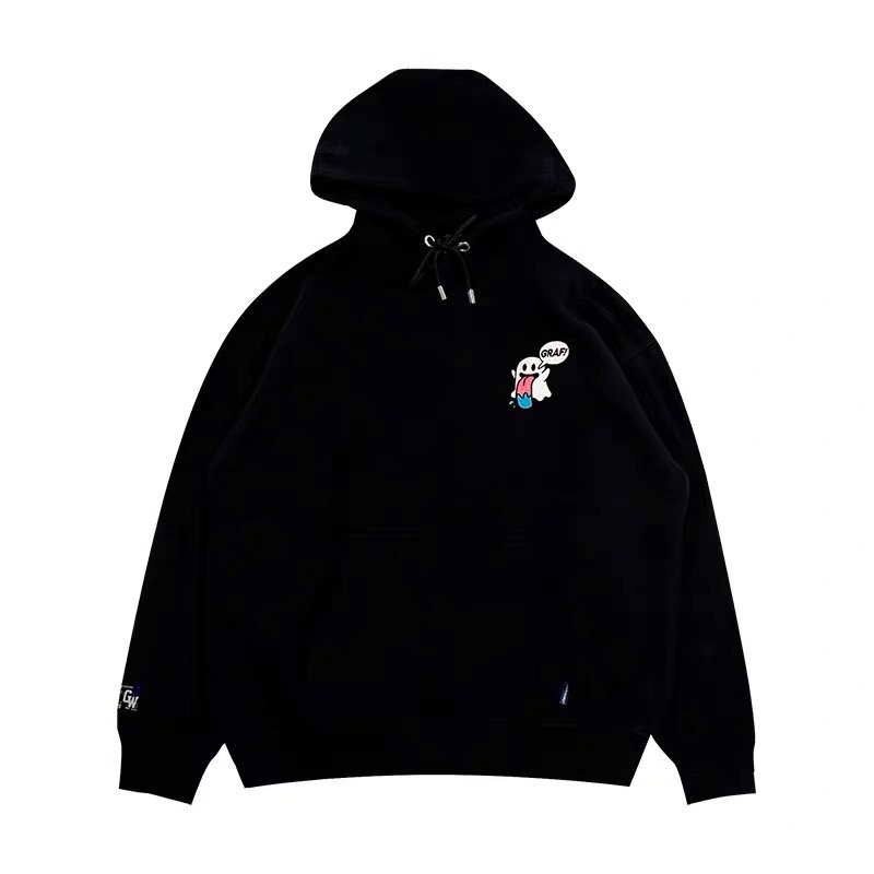 𝟒𝟐 𝐒𝐇𝐎𝐏 𝐬𝐭𝐮𝐝𝐢𝐨 | GRAF原創品牌BooGhost可爱鬼2.0街頭寬鬆連帽衛衣-細節圖7