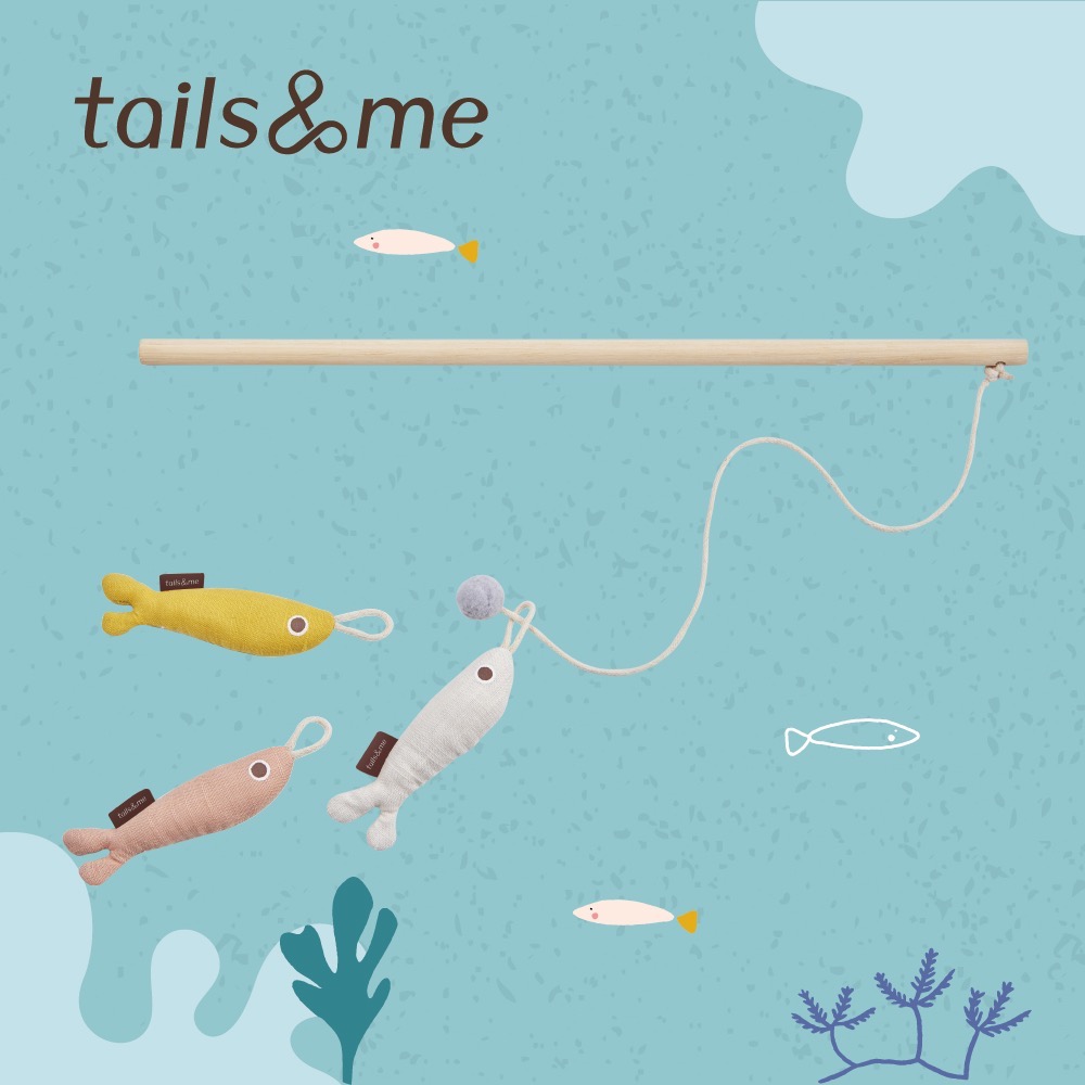 tails&me 尾巴與我｜寵物玩具 追逐玩耍逗貓棒組-細節圖3