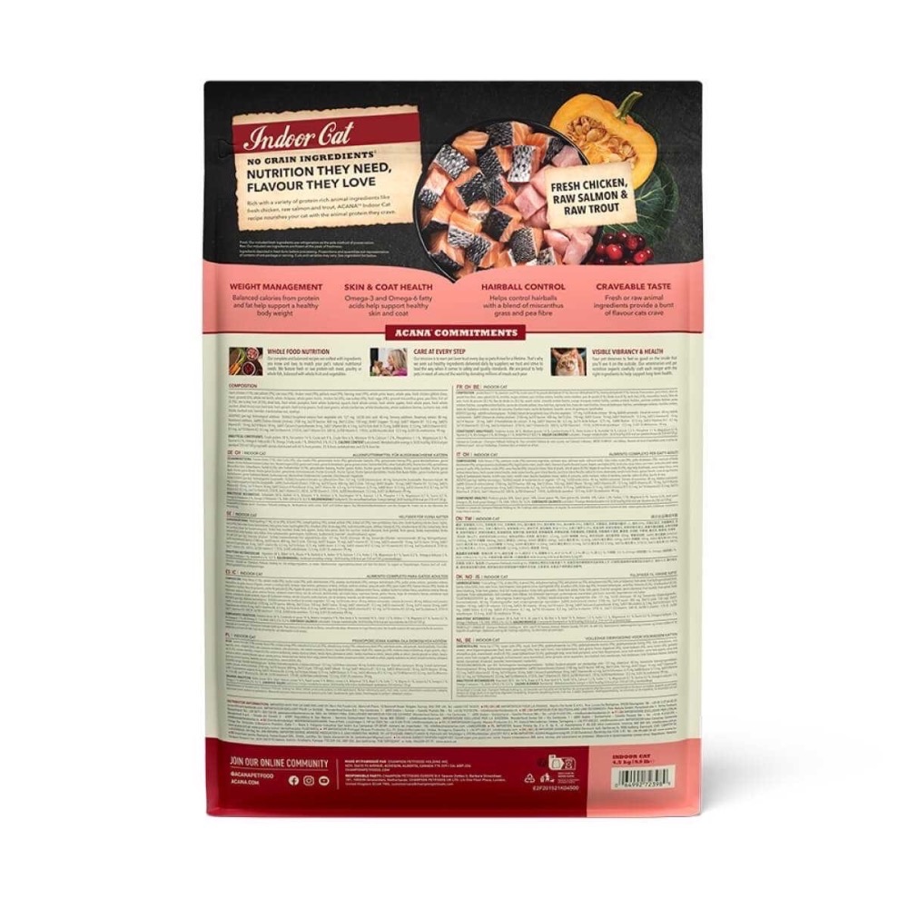 愛肯拿 ACANA 無穀高蛋白室內貓飼料-細節圖2