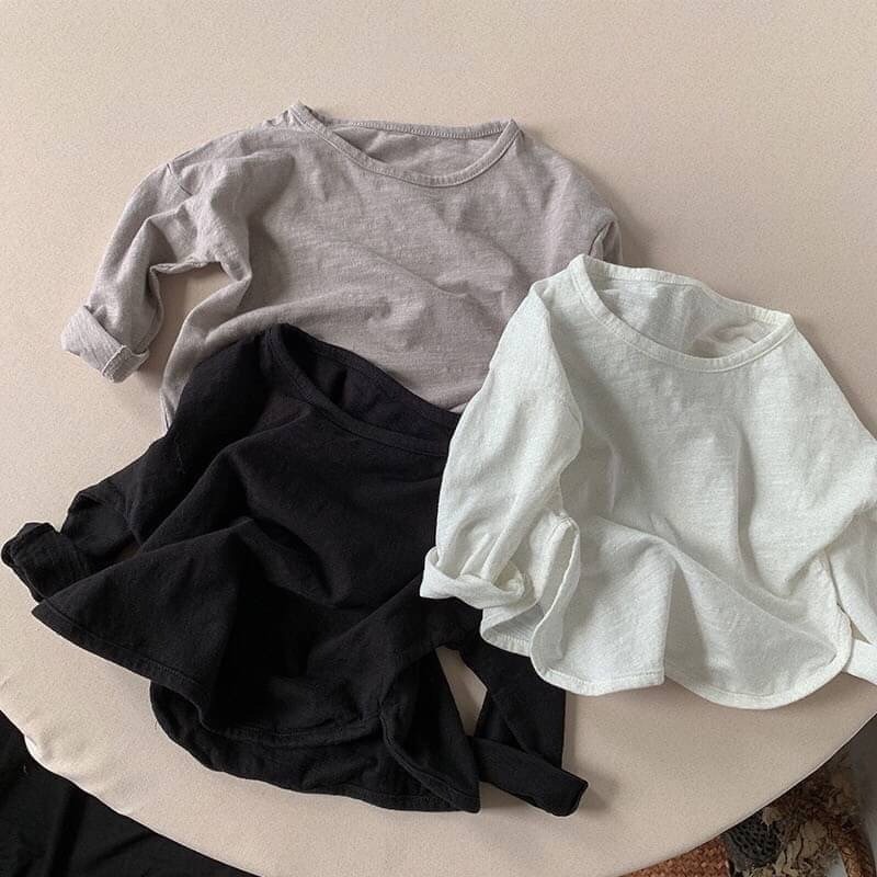 韓系竹節棉包邊純色𝗧-細節圖2