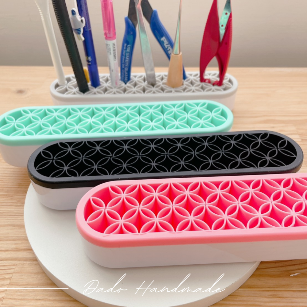 【手作材料】 矽膠縫紉工具收納盒  ▎筆筒 紗剪 錐子 縫紉 美甲 刷具 手作 多功能整理盒-細節圖6