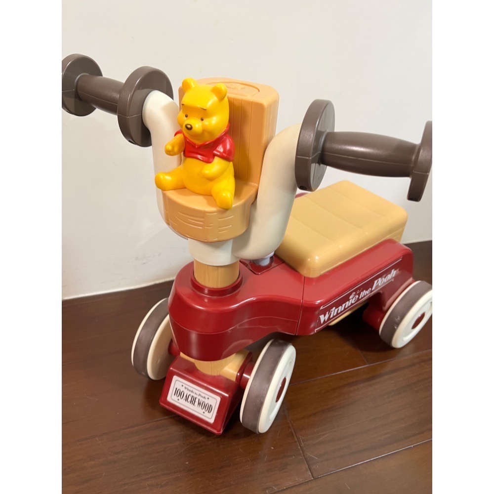 維尼學步車 兩用車 二手-細節圖2