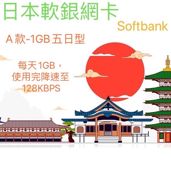 日本軟銀網卡 SoftBank 五日型 1GB -細節圖2