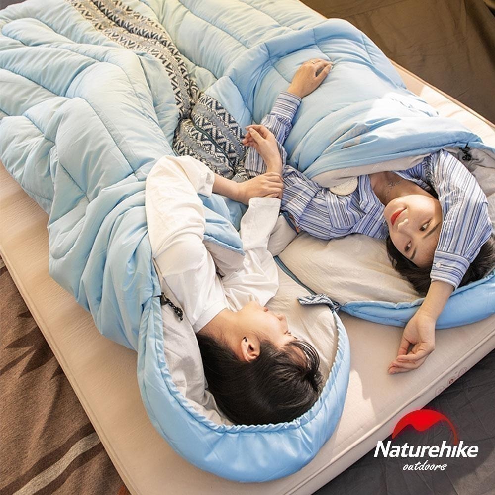 台灣現貨 NH挪客 Naturehike L系列✨可機洗信封帶帽睡袋 L150/L250 灰/藍/卡其/粉綠色-細節圖4