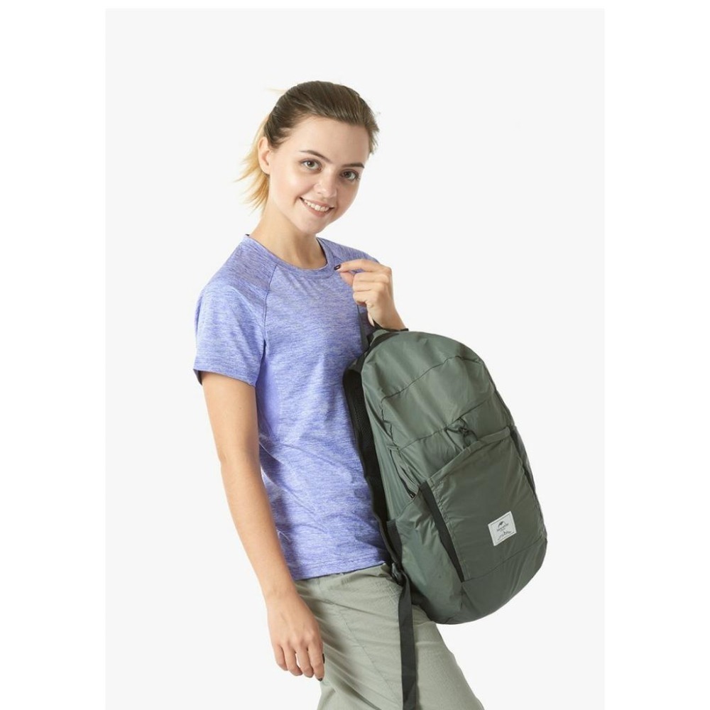 台灣現貨 NH挪客 Naturehike 云雁✨22L 輕量防水摺疊後背包 藍色/黑色/灰色-細節圖7