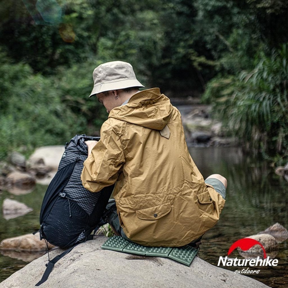 台灣現貨 NH挪客 Naturehike XPE✨輕巧蛋巢型折疊坐墊 戶外 露營 防潮墊 軍綠色/卡其色-細節圖2