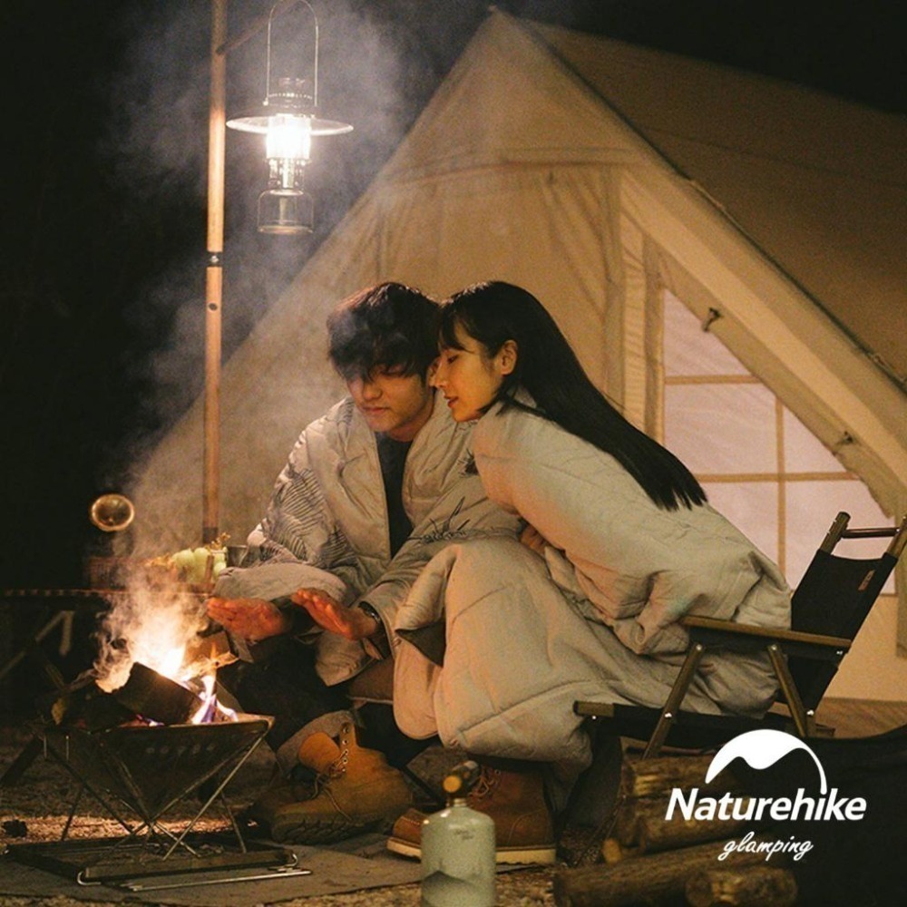 台灣現貨 NH挪客 Naturehike ✨ 北極熊/藏羚羊 加大加厚雙人帶枕睡袋 登山 露營 戶外保暖-細節圖3