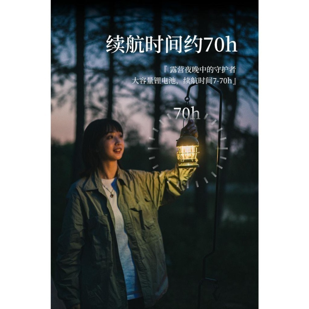 台灣現貨 NH挪客 Naturehike✨蘑菇露營燈 營地燈 灰綠色/黑色-細節圖6