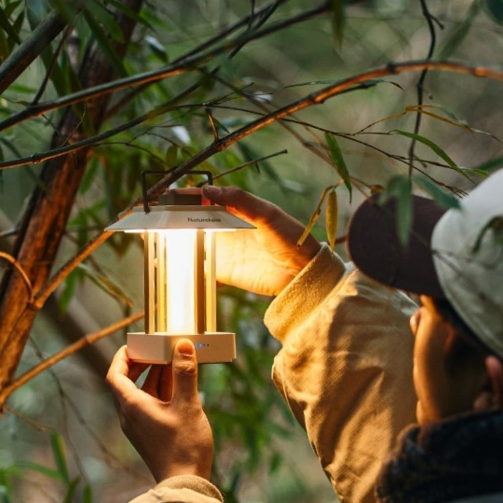 台灣現貨 NH挪客 Naturehike 月閣✨LED氛圍露營燈 戶外 IPX4 乳白棕/砂石綠-細節圖6