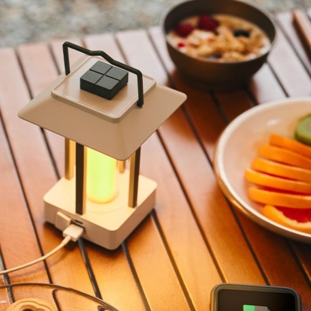 台灣現貨 NH挪客 Naturehike 月閣✨LED氛圍露營燈 戶外 IPX4 乳白棕/砂石綠-細節圖7