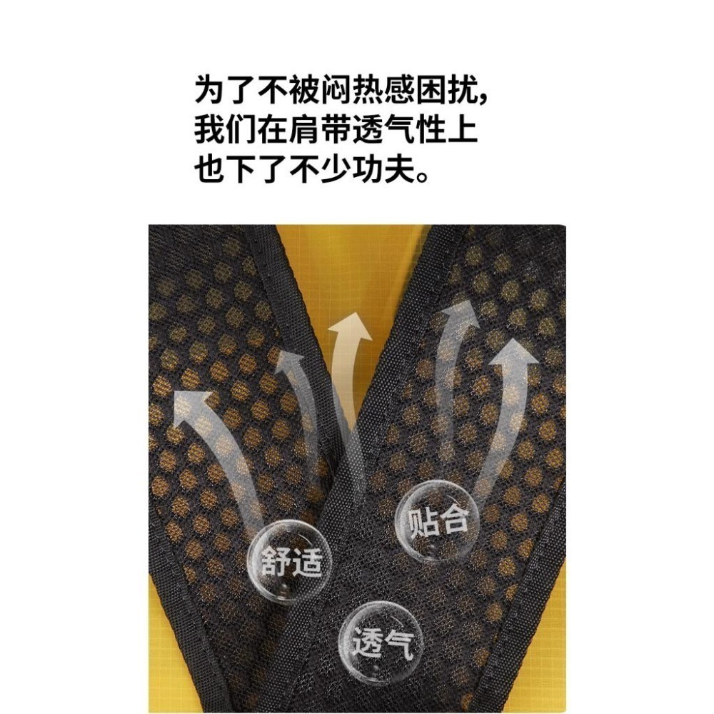 台灣現貨 NH挪客 Naturehike 遠山✨輕量雙肩防水包 後背包 25L 黃綠黑 三色-細節圖5