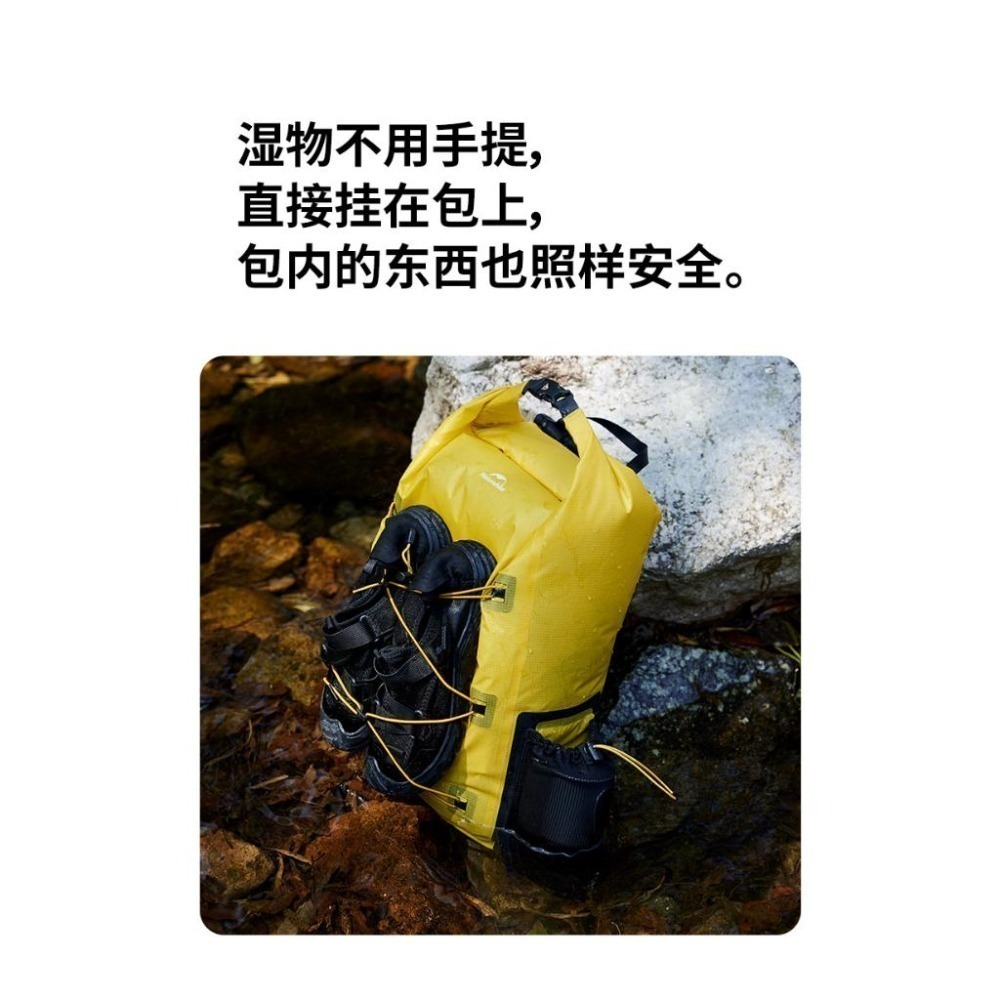 台灣現貨 NH挪客 Naturehike 遠山✨輕量雙肩防水包 後背包 25L 黃綠黑 三色-細節圖6