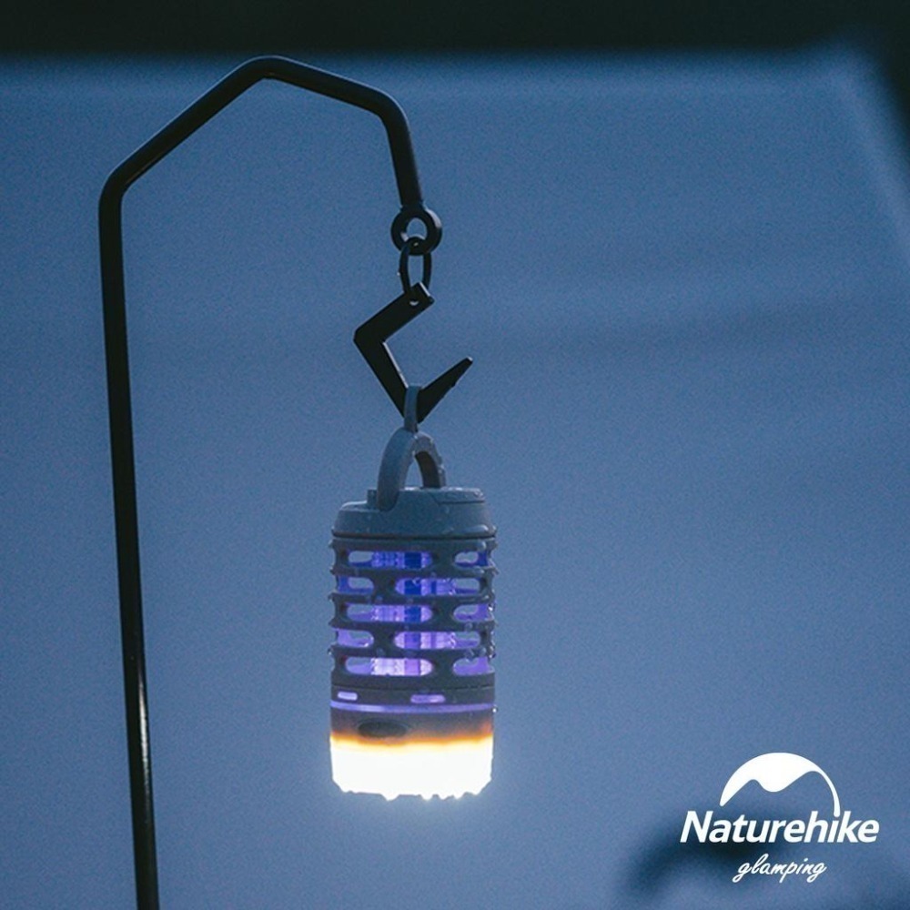 台灣現貨 NH挪客 Naturehike 星掠✨充電式 戶外滅蚊燈 營地燈照明捕蚊燈露營燈 森林綠/砂岩色-細節圖3