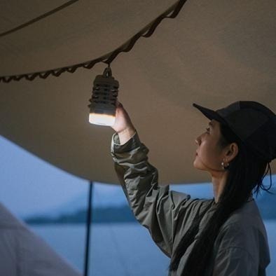 台灣現貨 NH挪客 Naturehike 星掠✨充電式 戶外滅蚊燈 營地燈照明捕蚊燈露營燈 森林綠/砂岩色-細節圖5
