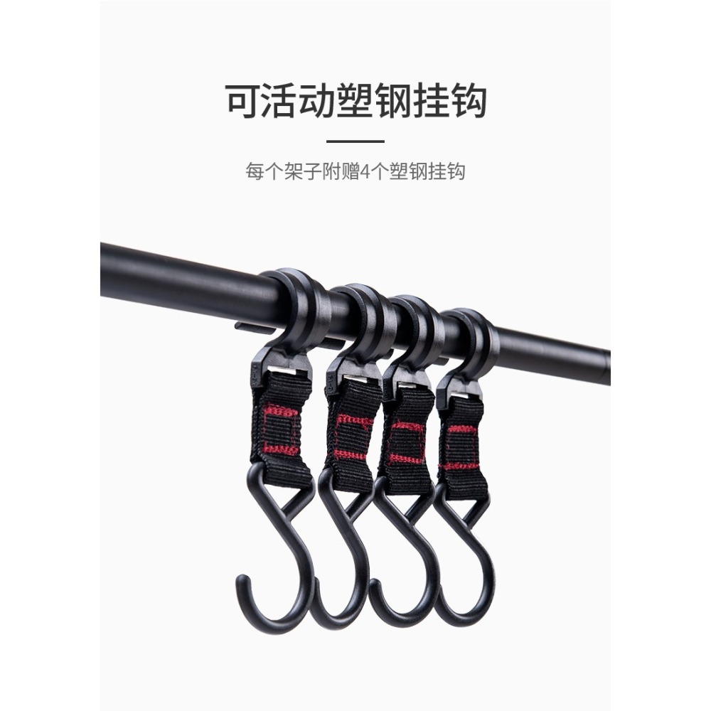 台灣現貨 NH挪客 Naturehike 晨毅✨外露營輕便三角置物掛架 中號/雙層-細節圖5