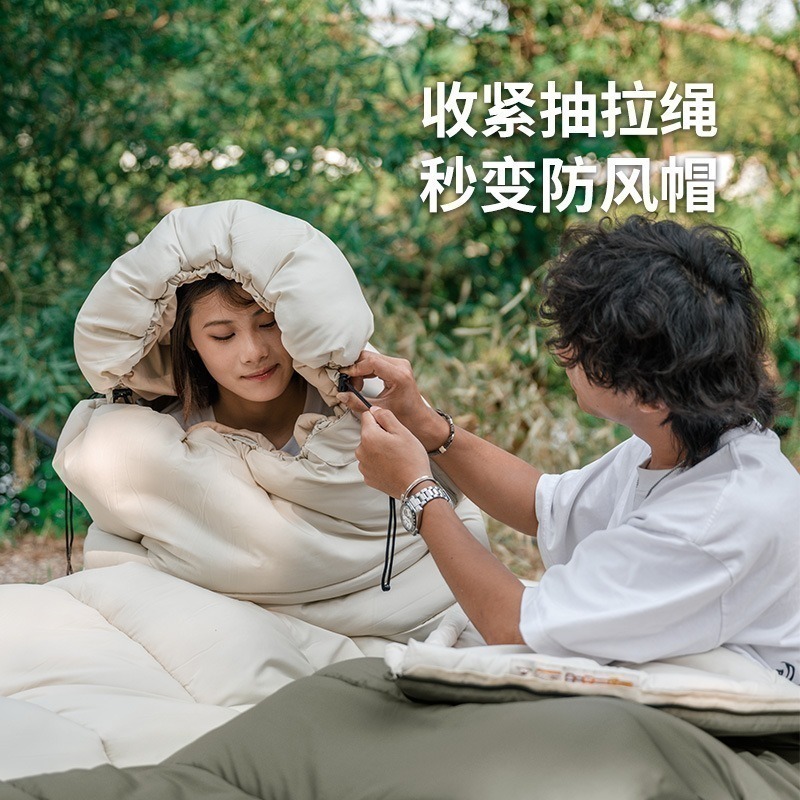 台灣現貨 NH挪客 Naturehike 靈動 LD系列✨帶帽信封睡袋 可機洗拼接 LD150/250/350-細節圖4