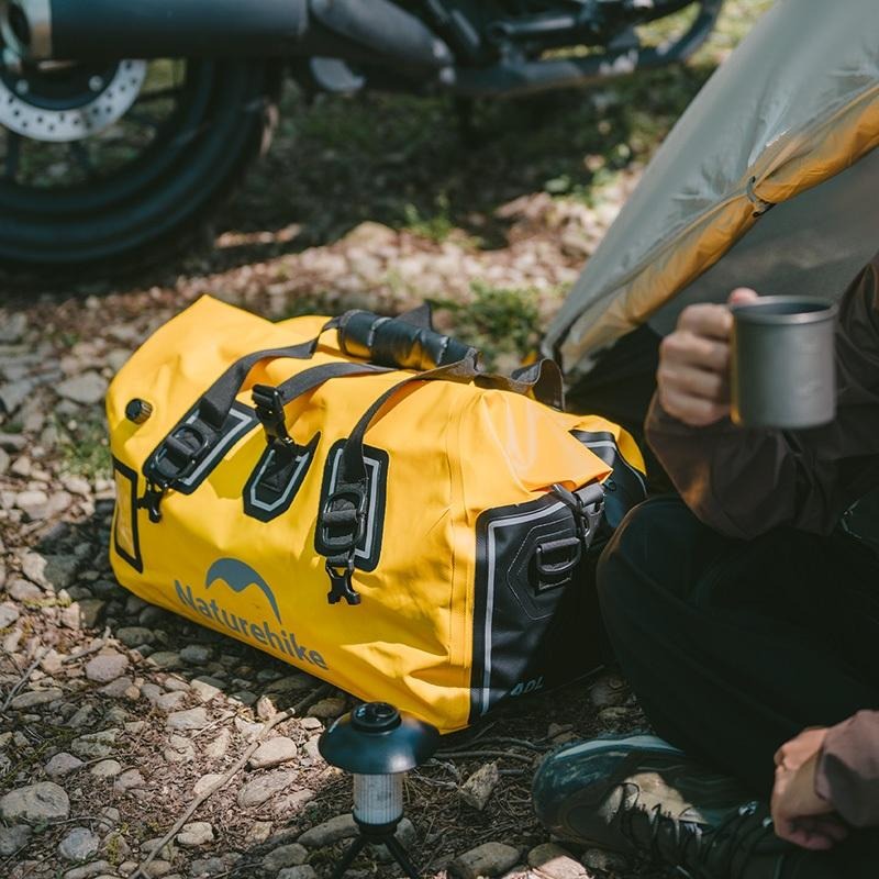 行李袋 機車後座包 NH挪客 Naturehike 行旅✨戶外露營乾溼分離行李袋 防水包 機車後座包-細節圖3