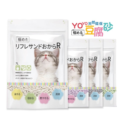 YOYO【瑞奇 天然環保豆腐砂】7L (2.8kg) 豆腐貓砂 豆腐砂