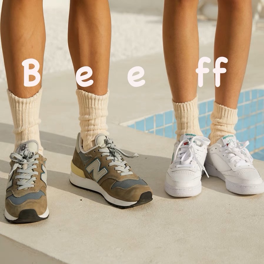 𝗡𝘅ï𝗼 （部分現貨）Beeff Socks 有機棉復古加厚粗線長襪 日系健康環保襪 city boy-細節圖2