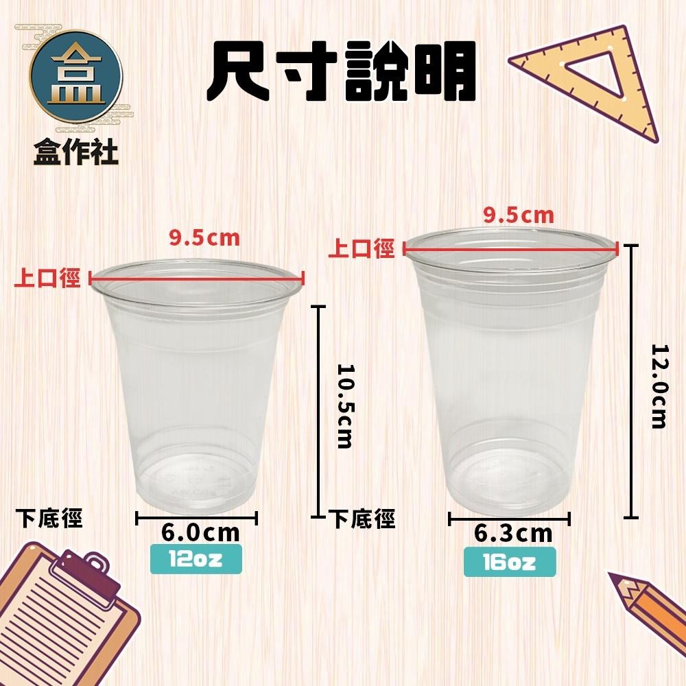 【盒作社】95口徑透明冷飲杯🥤[整箱採購免運]#台灣製造/塑膠杯/外帶容器/飲料容器/手搖飲料/就口杯/提袋/杯架/可超-細節圖4