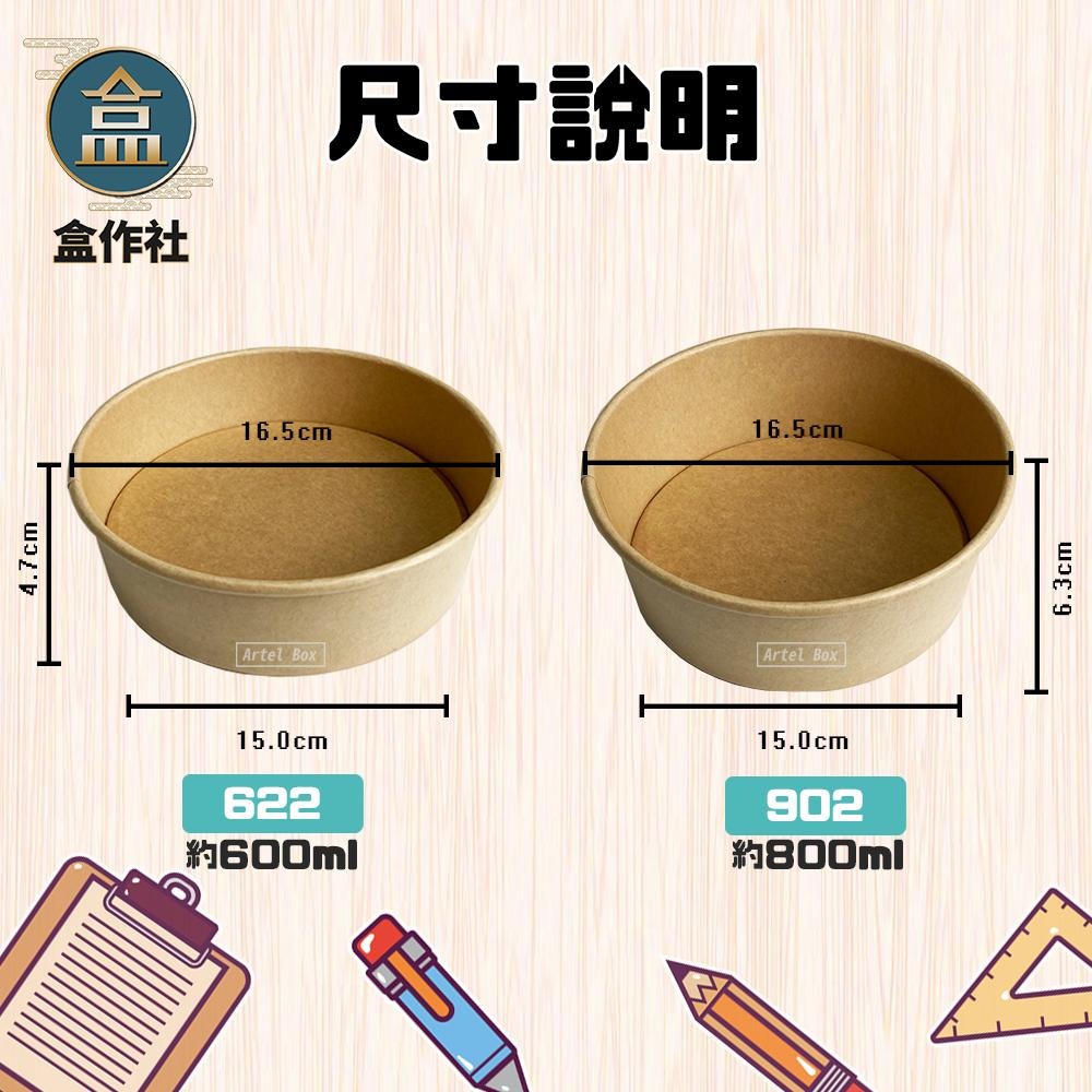 【盒作社】牛卡扁紙碗系列🍜(箱購免運貨到付款)#台灣製造/紙湯碗/外帶餐盒/一次性餐盒/環保餐盒/貨到付款/本島專區-細節圖4