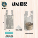 【盒作社】LD提袋系列🥤(1件1kg組)透明塑膠袋/背心袋/打包袋/飲料袋/無印刷/紙杯用提袋/外帶/外送/營業用-規格圖5