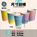 12oz漸層中空杯(1箱500入)