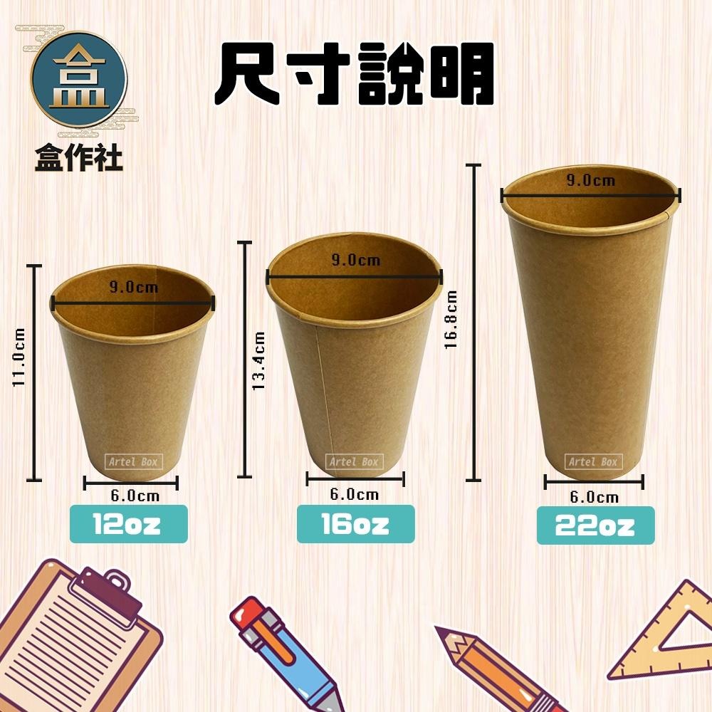 【盒作社】90口徑牛卡紙杯系列🥤[箱購免運優惠中]#台灣製造/紙杯/外帶容器/飲料容器/環保紙杯/就口杯/飲料杯-細節圖4