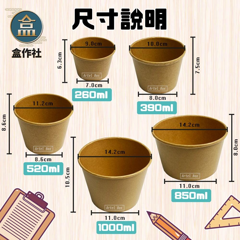 【盒作社】牛卡紙湯杯系列🍜[箱購免運優惠中]#台灣製造/紙湯碗/可微波餐盒/外帶餐盒/一次性餐盒/環保餐盒-細節圖5